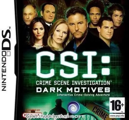 CSI : CRIME SCENE INVESTIGATION DARK MOTIVES (NINTENDO DS)