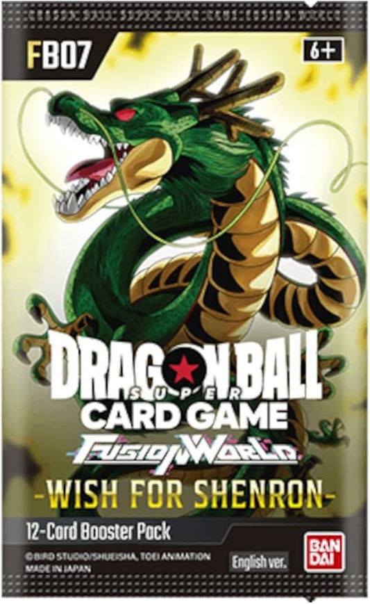 Dragon Ball Super CG - Fusion World - Wish For Shenron (FB07) - Single Booster Pack