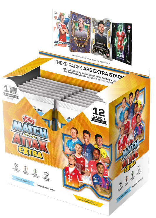 Topps Match Attax Extra 2026 card Packets