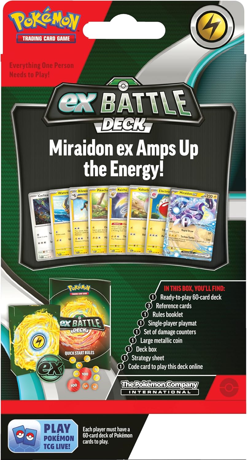 Pokemon TCG: Miraidon / Victini ex Battle Decks Pokemon card games