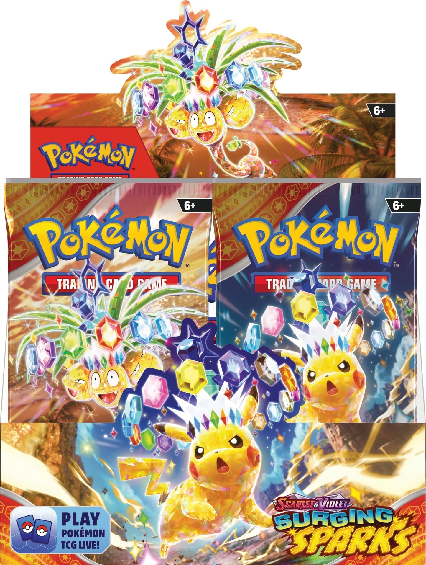 Pokémon TCG: Scarlet & Violet 8 - Surging Sparks - Booster Pokemon card games