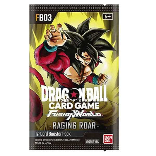 Dragon Ball Super CG - Fusion World - Raging Roar (FB03) - Booster Pack Saynama ltd