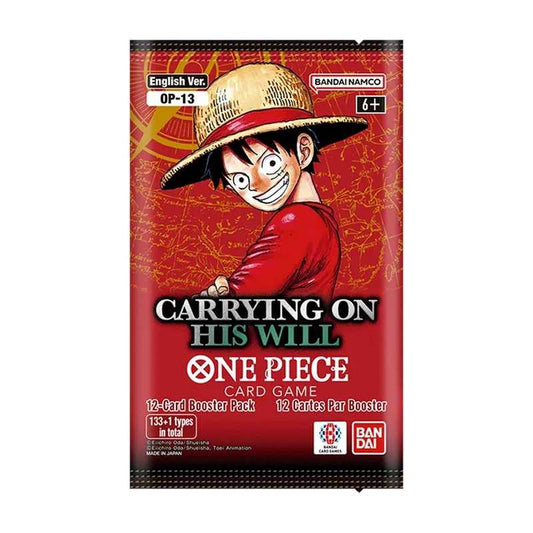One Piece Card Game: Carrying on his Will (OP-13) - Booster Pack