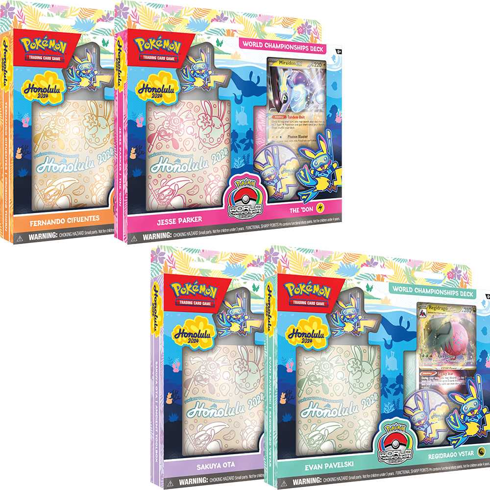 Pokemon TCG: World Champions Decks Honolulu 2024 - Assorted