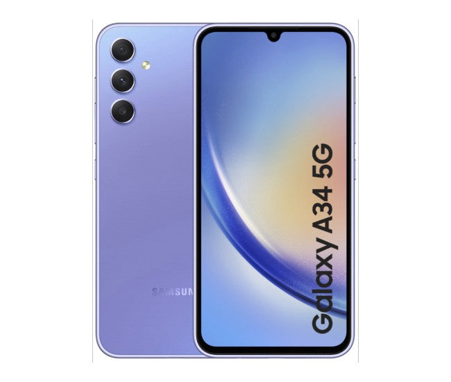 三星 Galaxy A34 5G 128Gb / 6Gb Ram / 48Mp / 5000 毫安时 Android - 翻新