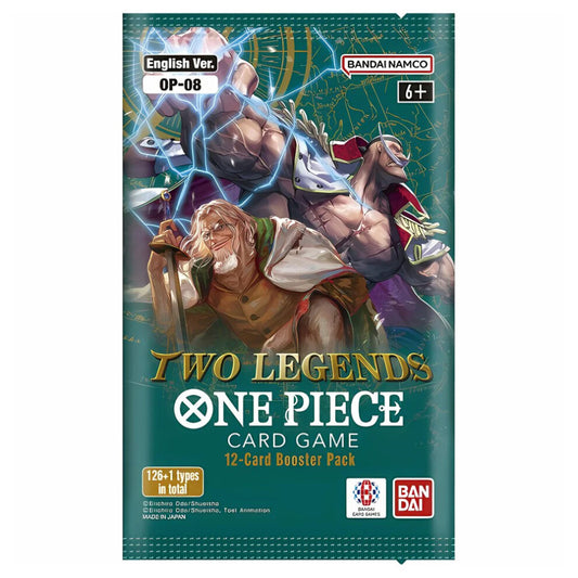 One Piece Card Game: Two Legends (OP-08) - Single Booster Pack