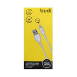 Budi 1m USB iPhone Charger For Apple USB Lead - Boxed - saynama