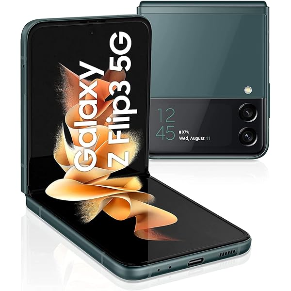 三星 Z Flip 3 5G 128Gb / 8Gb Ram / 12Mp / 3300 毫安时 Android - 翻新