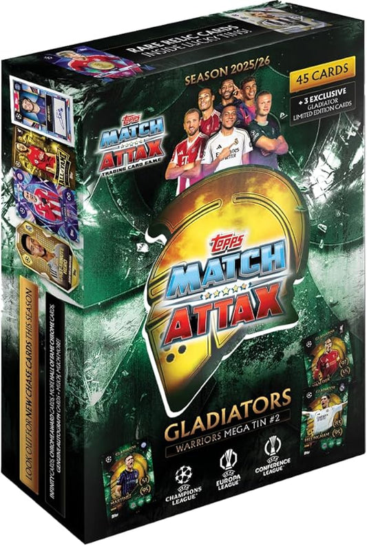 Topps UCC Match Attax 2025/26 - Mega Tin - Gladiators Saynama ltd