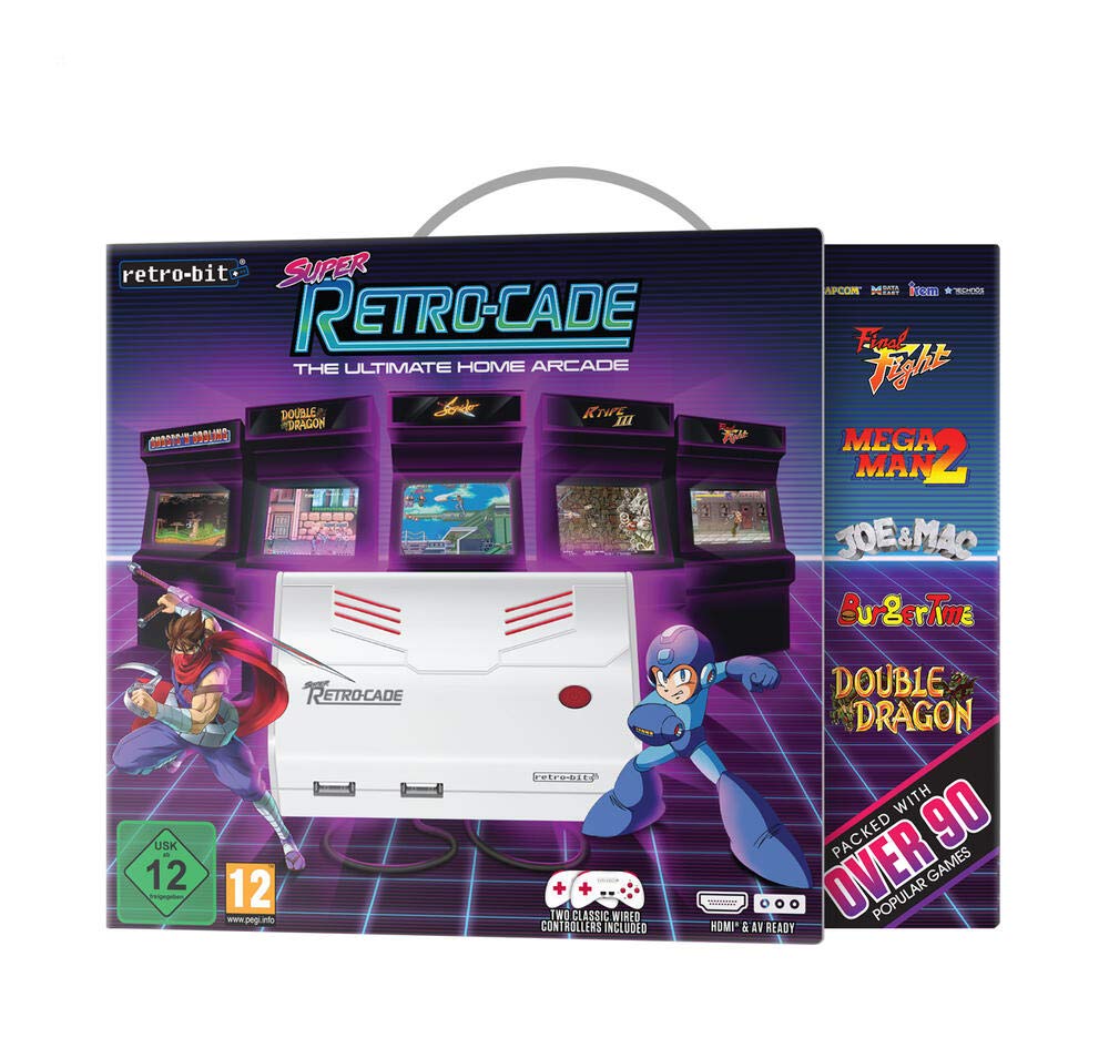 Super RetroCade Arcade Console with Over 90 Games Retro Bit