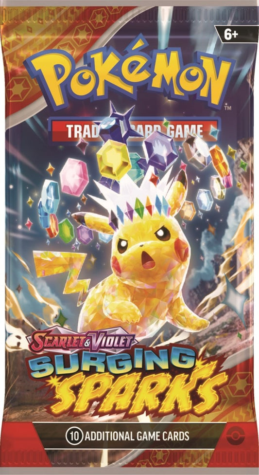 Pokémon TCG: Scarlet & Violet 8 - Surging Sparks - Booster Pokemon card games