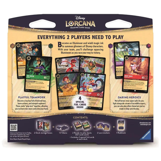 Disney Lorcana TCG - 2 Player Starter Deck - Wilds Unknown - Set 12
