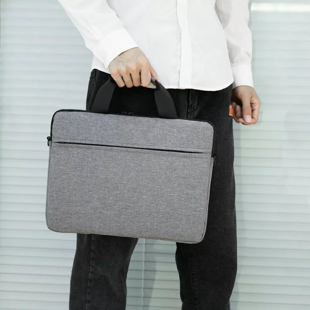15.6 inch Laptop PC Waterproof Shoulder Bag Carrying Soft Notebook Case Cover UK