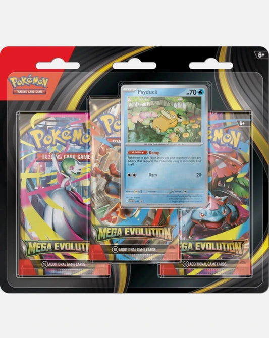 Pokemon TCG Mega Evolution 3 Pack Blister