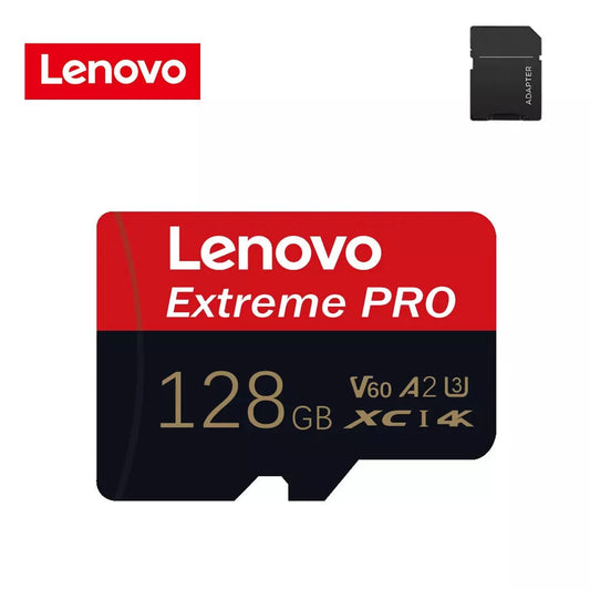 Lenovo Class 10 Micro Sd Card 32GB, 64GB, 128GB, 256GB, 512GB, 1TB Lenovo memory card reader 6.50