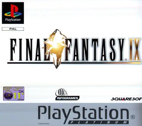 Final Fantasy IX Platinum UK - Playstation Manortel