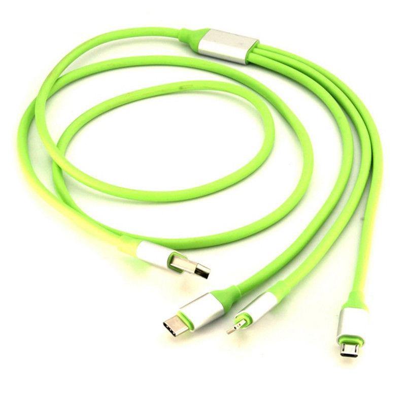 3 in1 Multi USB Charger Charging Sync Cable for Android Phones Tablets - saynama