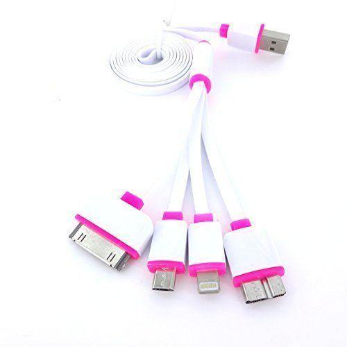 New Universal 4 In 1 USB Cable Multi Charger Line For Mobile Phone - saynama