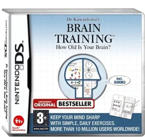 DR KAWASHIMA'S BRAIN TRAINING HOW OLD IS YOUR BRAIN (NINTENDO DS) - saynama