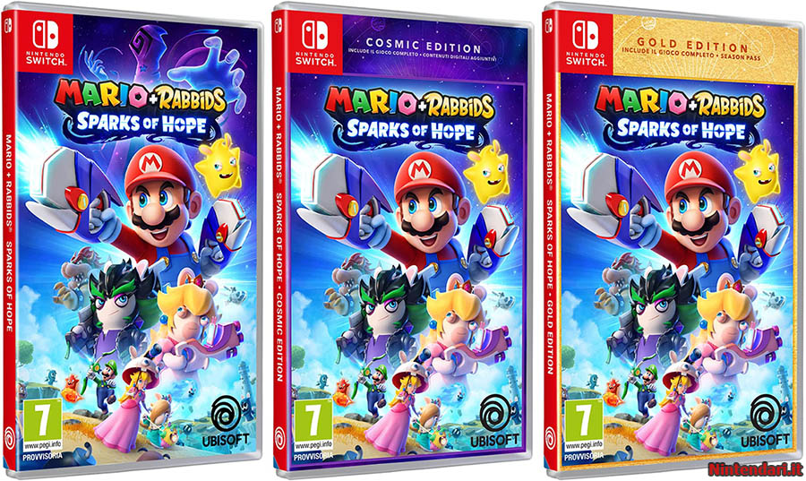 Mario + Rabbids Sparks Of Hope standard cosmic gold Nintendo Switch Nintendo switch