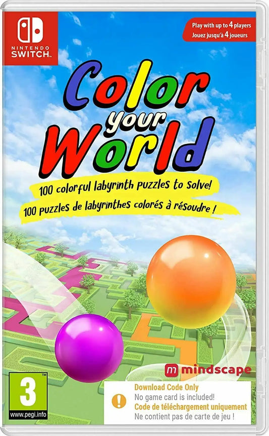 COLOR YOUR WORLD NINTENDO SWITCH GAME (CODE IN BOX) Nintendo switch Games