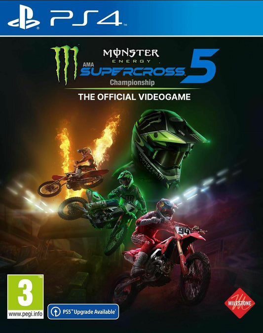 Monster Energy Supercross 5 - Ps4 PS4, playstation Games