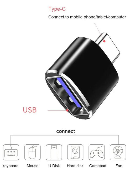 Type C to USB Adapter 3.0 USB-C 3.1 Male OTG A Female Data Connector Converter Saynama ltd Mobile Phones & Communication:Mobile Phone & PDA Accessories:Cables & Adapters