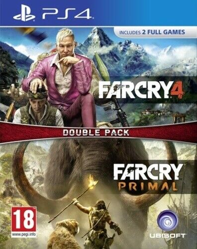 Far Cry Primal and Far Cry 4 (PS4) PEGI 18+ Adventure: Free Roaming Great Value - saynama