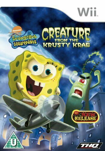 SpongeBob SquarePants: Creature from the Krusty Krab Nintendo Wii GAMING