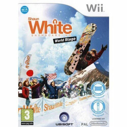 SAHUN WHITE SNOWBOARDING : WORLD STAGE (NINTENDO WII ) MANOTREL