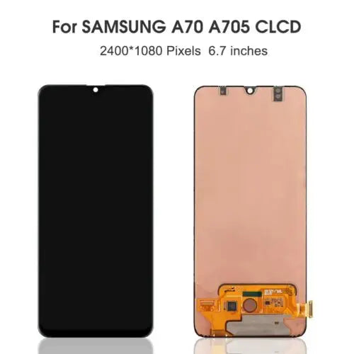 For Samsung A70 A705FN 2019 Replacement LCD Touch Screen Display Assembly Black Manortel