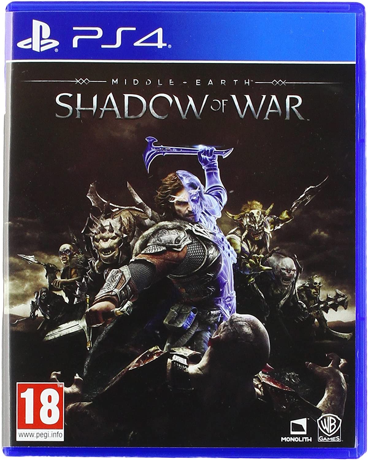 Sony Playstation 4 PS4 Game Middle Earth Shadow of War PS4, playstation