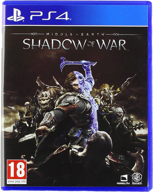 Sony Playstation 4 PS4 Game Middle Earth Shadow of War