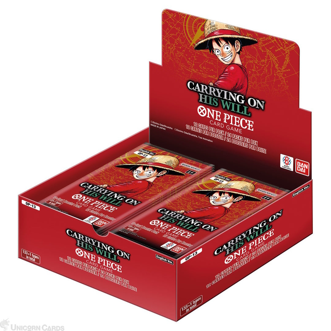 One Piece Card Game: Carrying on his Will (OP-13) - Booster Pack