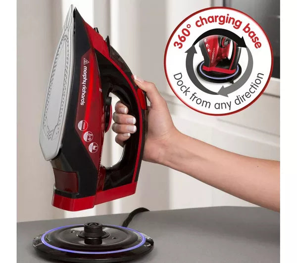 MORPHY RICHARDS Easy charge Cordless Steam Iron - Refurbished