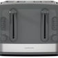 Cookworks Illuminated 4 Slice Toaster Stone Grey 4709565 - Refurbished