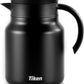 Tiken Thermal Coffee Carafe, Double Walled Insulated Vacuum Coffee Flask - Refurbished