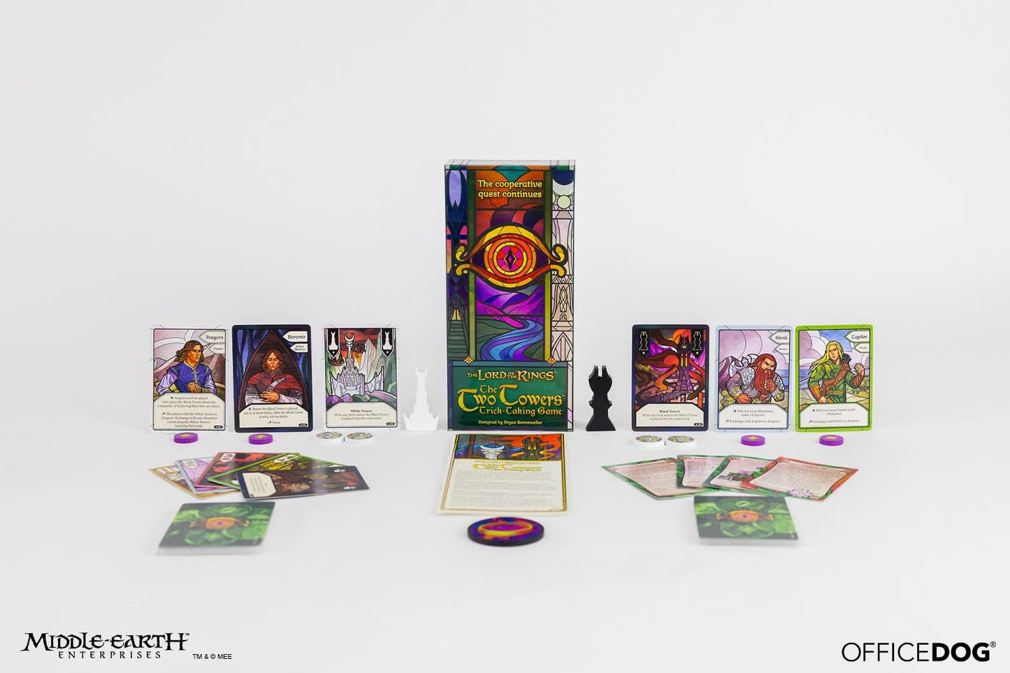 The Lord Of The Rings: Tick Taking Game / Cooperative Card Game / Ages 10+ / 1-4 Players / 20+ Minutes Playing Time