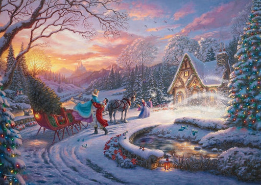 Thomas Kinkade: Disney Cinderella Brining Home the Tree (1000pc)