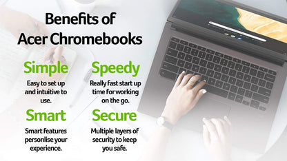 Acer Chromebook 315 CB315-2H-40TB (AMD A4-9120C, 4GB RAM, 64GB eMMC, 15.6" Full HD display - Refurbished Acer laptop