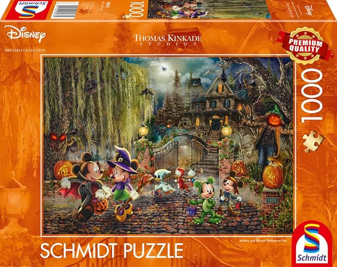 Thomas Kinkade: Disney Mickey and Minnie Halloween Fun (1000pc)
