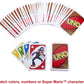 UNO Super Mario Card Game, suitable for 2-10 players super mario bros