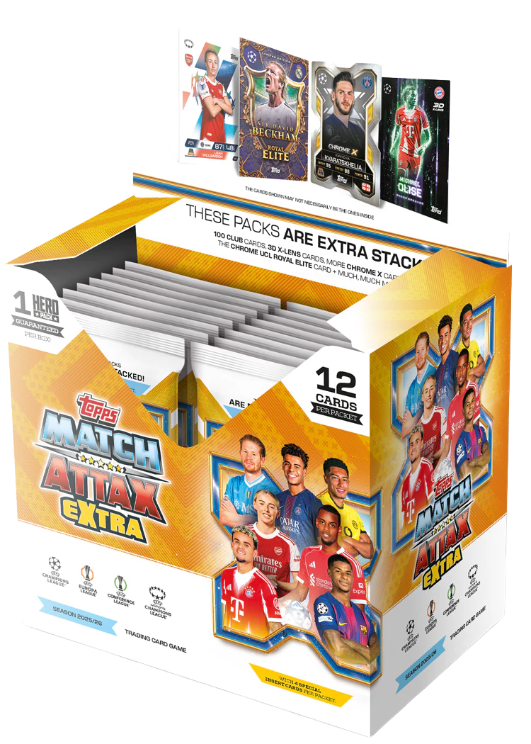 Topps Match Attax Extra 2026 card Packets