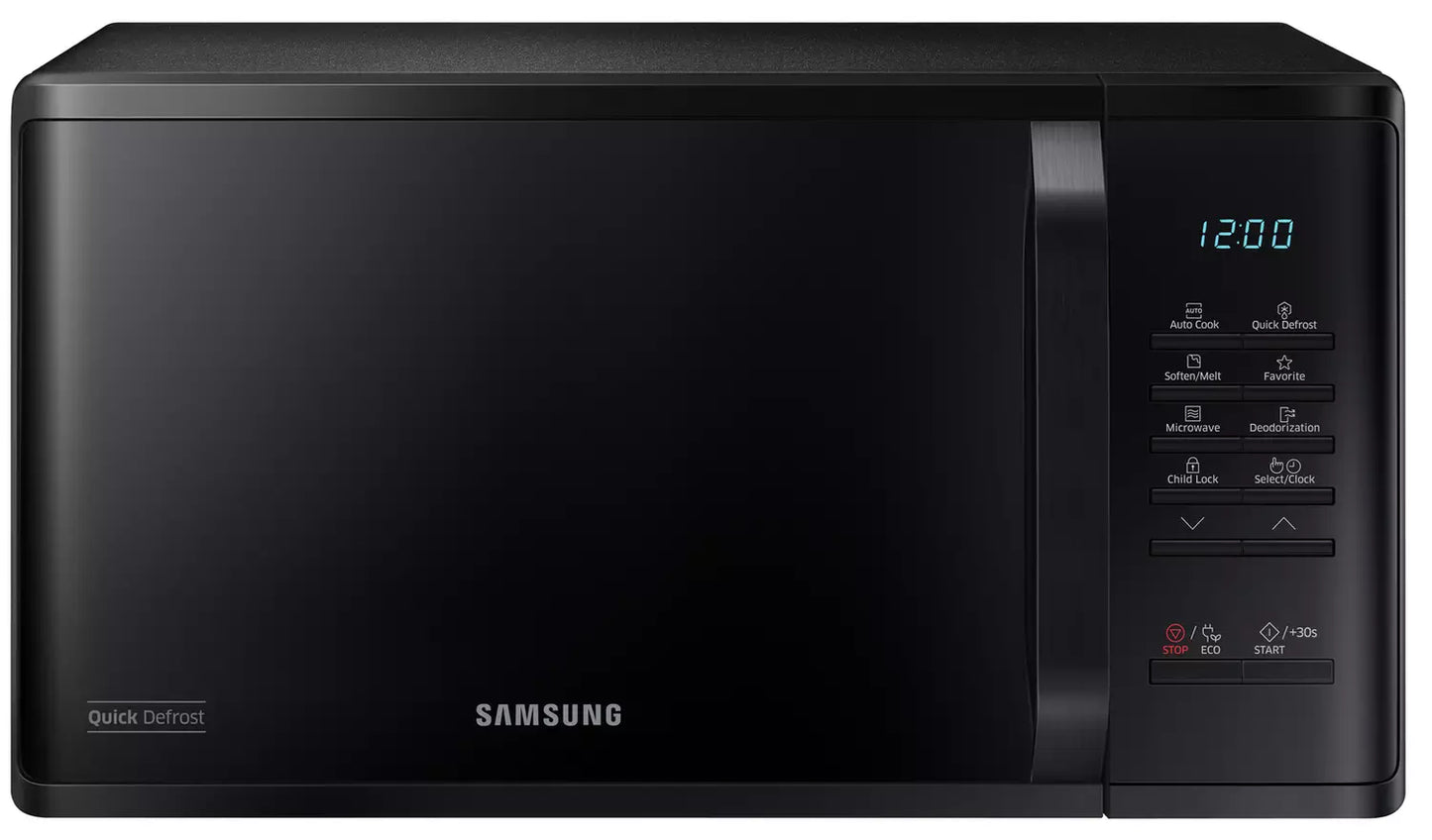 Samsung 800W 23L Standard Microwave MS23K3513AK - Refurbished