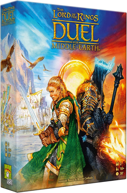 The Lord of the Rings : Duel for Middle-Earth | Board Game | Ages 10+ | 2 Players | 30 Minutes Playing Time