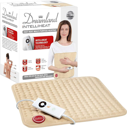 Dreamland Intelliheat Multi Purpose Heat Pad, 5 Temperature Settings - Refurbished