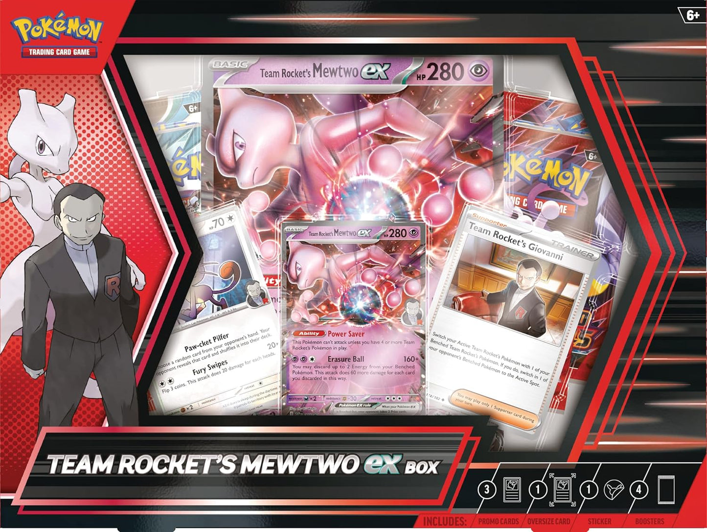 Pokemon TCG: Team Rocket’s Mewtwo ex Box