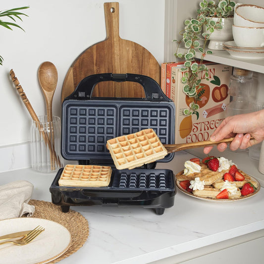 Salter 3-In-1 Snack Maker - Sandwich Toaster, Waffle Maker EK2143 - Refurbished