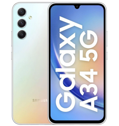 Samsung galaxy A34 5G 128Gb / 6Gb Ram / 48Mp / 5000 mAh Android - Refurbished Samsung Galaxy Mobile Phones & Communication:Mobile & Smart Phones