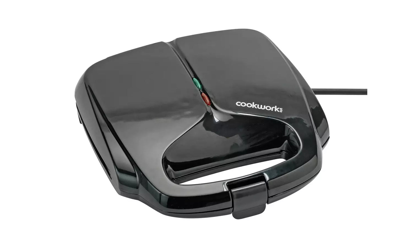 Cookworks 2 Portion Sandwich Toaster 933925 - Refurbished